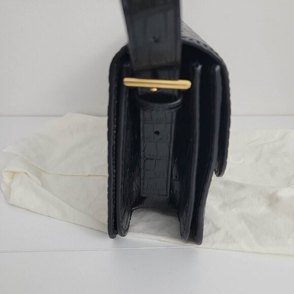 The Curated The Classic Shoulder Bag in Black Mock Print - Picture 8 of 10